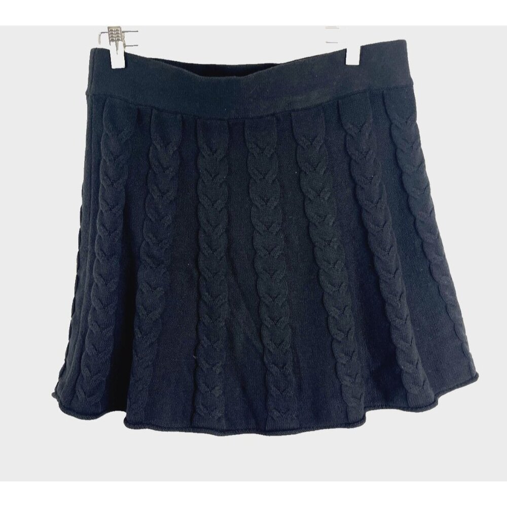 Telluride Clothing Company NWT Preppy Cable Knit Mini Skirt Womens Size L